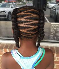 Taking sections of hair from all over the head, braids have been made at both the sides. 50 Most Inspiring Hairstyles Ideas For Little Black Girls