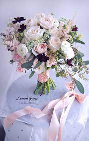 Pin By K Jin Cha On Fresh Flower Bouquets Garden Rose Bouquet Wedding Wedding Flowers Roses Pink Wedding Flowers