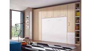 Le jour, profitez du gain de place pour en faire un espace de vie. Chambre Avec Lit Armoire Escamotable Horizontal Glicerio So Nuit