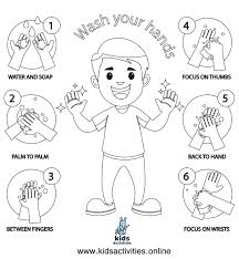 Our free coloring pages for adults and kids, range from star wars to mickey mouse. Free Wash Your Hands Coloring Pages Kids Activities