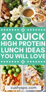 20 High Protein Lunch Ideas To Keep You Full In 2020 Healthy High Protein Meals Healthy Protein Lunch Protein Lunch