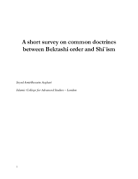 Islamic (hijri) calendar year 2021 accompanied by fasting calendar and important dates of islamic events. Pdf A Short Survey On Common Doctrines Between Bektashi Order Andshiism Raffaele De Santis Academia Edu