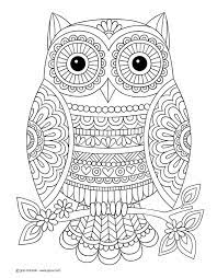 Notebook Doodles Super Cute Coloring Activity Book Owl Coloring Pages Mandala Coloring Pages Mandala Coloring