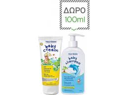 Деликатна пяна за вана за деца и новородени. Frezyderm Baby Cream 175 Ml Frezyderm Baby Shampoo 275 Ml