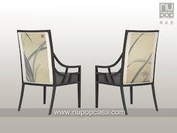 新中式家具兰花餐椅上海新波普艺术家具modern chinese style dinning chair with concept of orchid deco designed by tommy chen and nupopc asian decor funky chairs