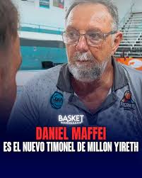 Es oficial! 🔥 Daniel Maffei, técnico de gran recorrido, será el encargado  de liderar al Club Millon Yireth en el Superior 2025. Experiencia,  disciplina y liderazgo para un equipo que quiere ser