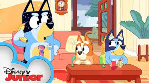 Bluey And Bingo Go To Work Bluey Disney Junior Youtube