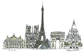 Paris Montage Drawings And Paintings By Stephen Wiltshire Mbe Paris Illustration Skyline Drawing Cityscape Drawing