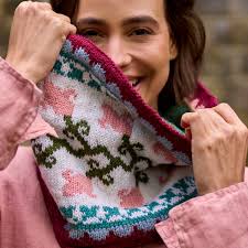 Buy Golden Lily Cowl Colour Pack in West Yorkshire Spinners Morris Dk by  Debbie Bliss & Chloe Elizabeth Birch