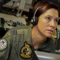 U.S. Air Force Senior Airman Kathryn Self, a combat