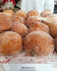 Hazelnut Creme Filled Beignets From Bottega Louie Downtown Los Angeles Think Nutella Filled Doughnuts Yum Food Sweet Tooth Desserts