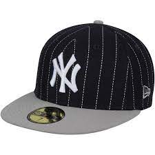 New York Yankees New Era Y2k Pinstripe 59fifty Fitted Hat Navy Gorras Snapback Gorras Gorra