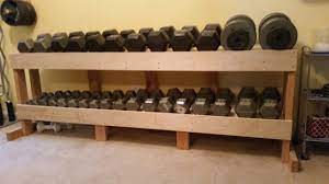 Diy Dumbbell Rack Ejercicio Diy Dumbbell Diy Home Gym Home Gym Decor