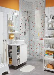 Fit Children And Guests Into A Small Space Bathroom With The Ikea Lillangen Series Practical Skadis Pegboard And No Drill Stu Ide Kamar Mandi Ikea Kamar Mandi