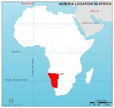 Google map of namibia explore namibia's huge diversity with this google map; Namibia Location Map In Africa Location Map Of Namibia In Africa Emapsworld Com