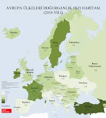 Haritada gördüğünüz almanya ve selstat,fransa arasındaki mesafe zaman. Avrupa Ulkeleri Dogurganlik Hizi Haritasi 2016 Yili Drdatastats