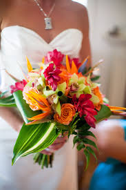 How to choose a bridesmaid bouquet. Pin By Simply Alpa On Wedding Bouquets Tropical Flowers Bouquet Tropical Bridal Bouquet Bird Of Paradise Wedding