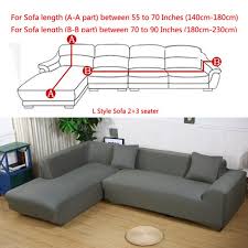 Entdecke moderne sofas für dein zuhause. All Cover Sectional Sofa L Shape 2pcs Slipcover Elastic Washable Couch Cover 2seater 55 To 74inch 3 Seater 74 To 90 Inch Sofa Slipcover Couch Cover Stretch For L Shape Sectional Corner Walmart Com
