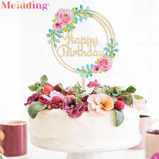 The best collection of happy birthday cake images, wishes, pictures, wallpapers and more to wish and greet your loved ones! Artificial Flowers Leaf Happy Birthday Cake Toppers Kids Gilrs Birthday Party Cake Decorations Hawaiian Tropical Party Supplies Cake Decorating Supplies Aliexpress