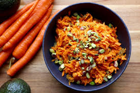 Curried Carrot Salad Potluck Dishes Carrot Salad Delicious Salads