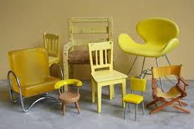 Mini Yellow Chairs I Love Mini Chairs These Are So Pretty And Yellow Miniature Chair Tiny Furniture Mini Chair