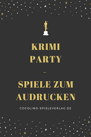 Krimi Party Spiele Zum Ausdrucken Krimi Dinner Krimi Dinner