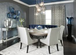 Formal Contemporary Dining Room Dining Room Blue Dining Room Contemporary Blue Dinning Room
