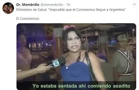 Por su parte, los mexicanos queremos seguir riéndonos del coronavirus con memes, como si esta situación no significara el final de nuestra existencia. Confirmado El Primer Caso De Coronavirus En Argentina Las Redes Se Llenaron De Memes Filo News
