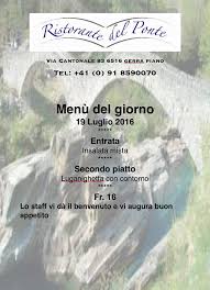 Jul 01, 1992 · acquarossa sezione 1 castro 218* fondo: Ristorante Del Ponte Startseite Cugnasco Speisekarte Preise Restaurant Bewertungen Facebook