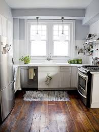 kitchen cabinet on laminate flooring