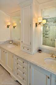 The stark black color is gorgeous against the white marble floors and white wall paint. Master Bathroom Vanities Houzz