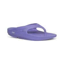 oofos ooriginal thong sandal size 11 m periwinkle