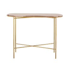 Consolle In Metallo Dorato E Rosa Cipria Maddie Maisons Du Monde Maison Du Monde Console Consoles Idee Deco Restaurant