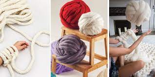 Des kits tout près pour tricoter de jolis doudous pour vos petits bouts. Arm Knitting Ou Trouver Des Pelotes De Laine Xxl Marie Claire