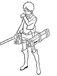Download this adorable dog printable to delight your child. Eren Yeager Coloring Pages Coloring Home
