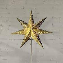 Star 236 – 80, Antique – Estrella de papel, incluye Suspensión, papel, Oro,  14.0 x 48 x 45.0 cm : Amazon.es: Iluminación