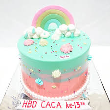 Hal tersebut tentu saja karena. Rainbow Cake Size D 18cm Kue Ulangtahun Tangerang Facebook