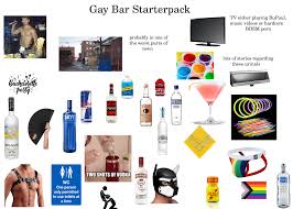 Gay Bar Starterpack : rstarterpacks