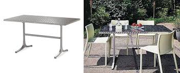 He created this café table while designing a customer's back porch. 20 Sleek Stainless Steel Dining Tables