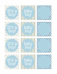 Print out these baby shower favor tags and add them to something sweet for the cutest baby shower favor ideas! Boy Baby Shower Free Printables How To Nest For Less