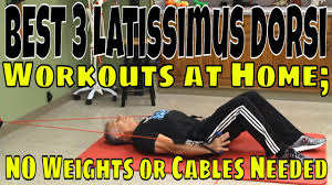 best 3 latissimus dorsi workouts at