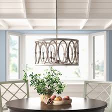 Proper lighting is also a key of a perfect dining room whether it is a simple fixture or layer of light. Gabel 5 Light Candle Style Drum Chandelier Reviews Birch Lane