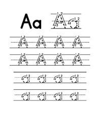 Alphabet tracing worksheets with arrows. Letter Tracing With Arrows Handwriting Practice Sheets By Mary Martha Mama