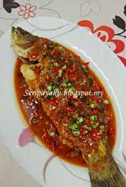 Ikan bawal goreng bersos plum. Resepi Ikan Bawal Tiga Rasa Simple Famousresipi Farbuck Com
