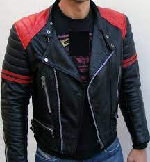 Men Black And Red Leather Jacket With Quality Leather Jacket Men Leather Jacket Leather Jacket Men Jackets Men Fashion Leather Jacket Style