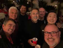 Old Schurr High School friends partying together