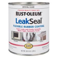 Amerimax home products 5 in. Rust Oleum Stops Rust 30 Oz Leakseal Clear Flexible Rubber Coating Sealer 2 Pack 275116 The Home Depot Seal Leaks Rustoleum Flexible Rubber