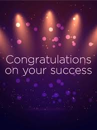 A formal ecard for your friends/ near ones. Celebrating Your Success Congratulations Card Birthday Greeting Cards By Davia