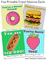 Send a wonderful, romantic and sweet valentine ecard from 123cards.com. Free Printable Friend Valentine Cards The Taylor House