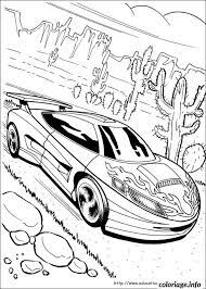 Imprimez les coloriages d'avions, voitures, bateaux, vélo, trains, locomotives, motos, fusées. Coloriage Voitures Hot Wheels Dessin Voiture A Imprimer